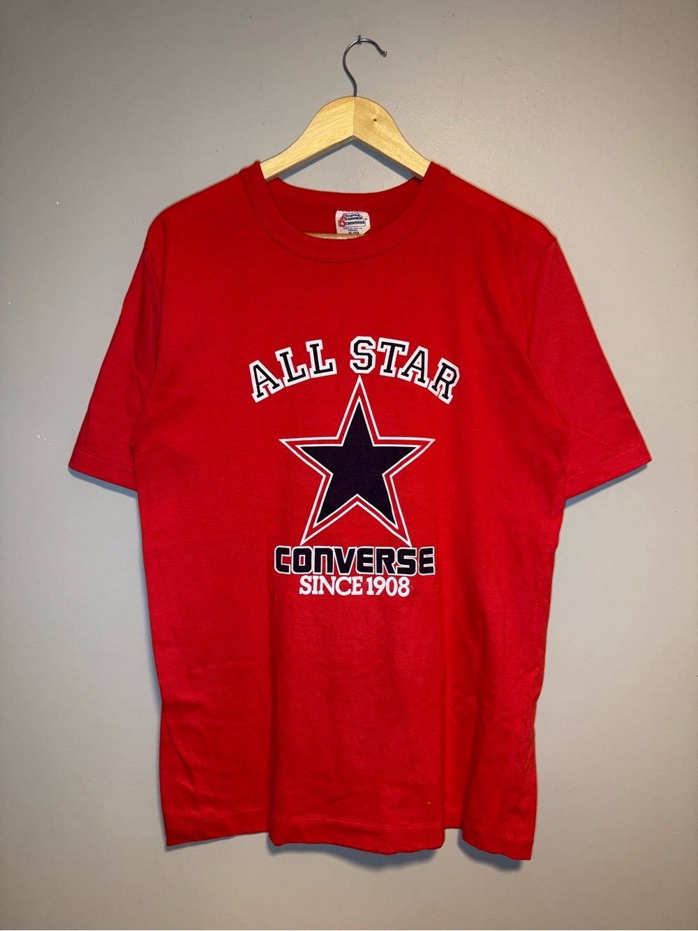 Vintage 1980s Converse T-Shirt / XL / Single Stitch